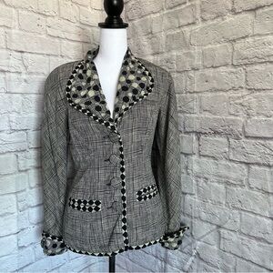 Vintage 100% silk Raul Blanco women’s blazer